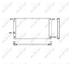 NRF 53589 — Radiator răcire motor