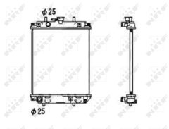 NRF 53674 — Radiator răcire motor