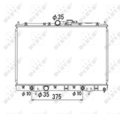 NRF 53686 — Radiator răcire motor