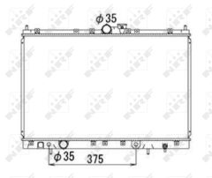 NRF 53690 — Radiator răcire motor