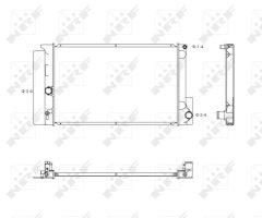NRF 53763 — Radiator răcire motor