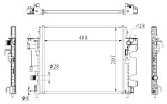 NRF 59274 — Radiator răcire motor