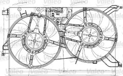 VALEO 696020 — Вентилятор радиатора