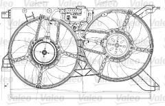VALEO 696022 — Вентилятор радиатора