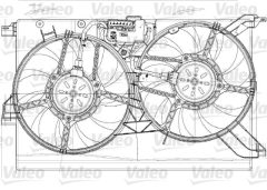 VALEO 696023 — Вентилятор радиатора