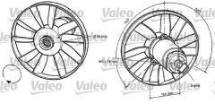 VALEO 696039 — Ventilator radiator motor