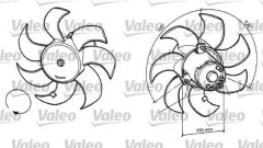 VALEO 696049 — Ventilator radiator motor