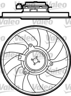 VALEO 696080 — Вентилятор радиатора