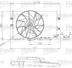 VALEO 696130 — Вентилятор радиатора