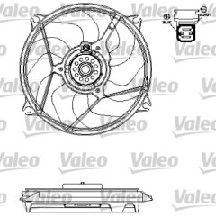 VALEO 696138 — Вентилятор радиатора