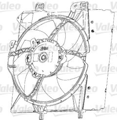 VALEO 696238 — Вентилятор радиатора
