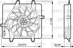 VALEO 696365 — Ventilator radiator motor
