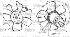 VALEO 698368 — Ventilator radiator motor