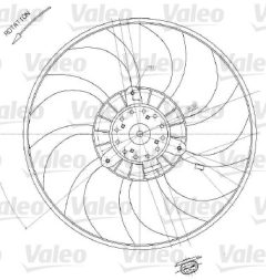 VALEO 698412 — Ventilator radiator motor