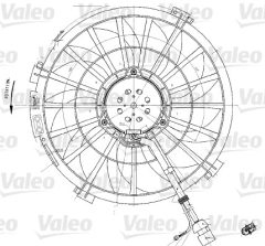 VALEO 698542 — Вентилятор радиатора