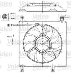VALEO 698552 — Вентилятор радиатора