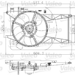 VALEO 698764 — Вентилятор радиатора