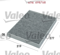 VALEO 698768 — Filtru habitaclu