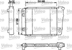 VALEO 730028 — Radiator răcire motor