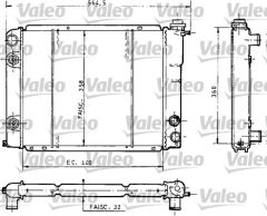 VALEO 730035 — Radiator răcire motor