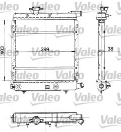 VALEO 730324 — Radiator răcire motor