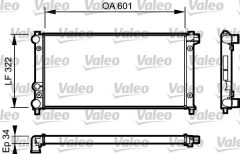 VALEO 730542 — Радиатор охлаждения