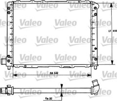 VALEO 731276 — Радиатор охлаждения