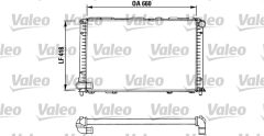 VALEO 731280 — Радиатор охлаждения