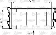 VALEO 731531 — Radiator răcire motor
