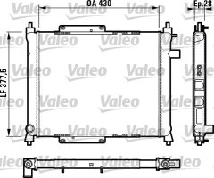 VALEO 731815 — Радиатор охлаждения