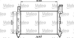VALEO 732780 — Radiator răcire motor