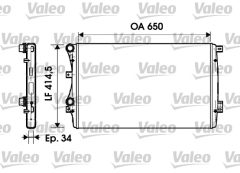 VALEO 732872 — Radiator răcire motor