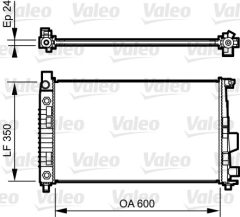 VALEO 732897 — Radiator răcire motor