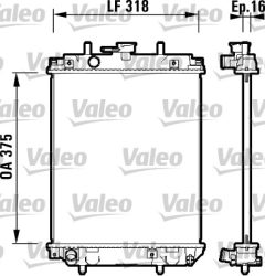VALEO 734105 — Radiator răcire motor