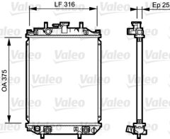 VALEO 734106 — Radiator răcire motor