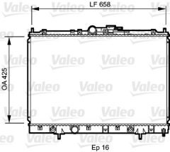 VALEO 734197 — Radiator răcire motor