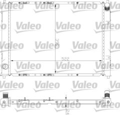 VALEO 734354 — Радиатор охлаждения