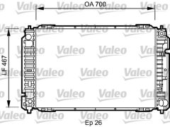 VALEO 734467 — Радиатор охлаждения