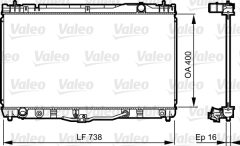 VALEO 734492 — Радиатор охлаждения