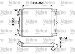 VALEO 734826 — Radiator răcire motor