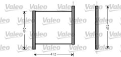 VALEO 734848 — Радиатор охлаждения