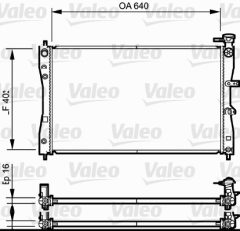 VALEO 735055 — Radiator răcire motor