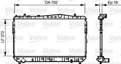 VALEO 735159 — Радиатор охлаждения