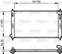 VALEO 735200 — Radiator răcire motor