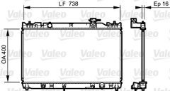 VALEO 735214 — Радиатор охлаждения