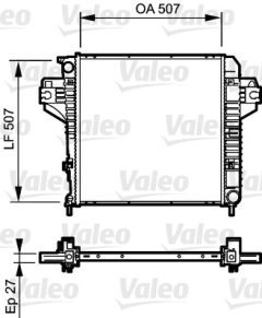 VALEO 735221 — Radiator răcire motor
