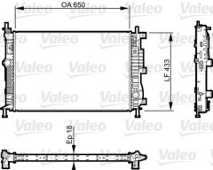 VALEO 735555 — Радиатор охлаждения