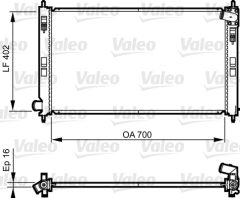 VALEO 735575 — Radiator răcire motor