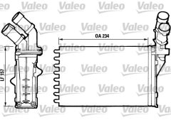 VALEO 812006 — Радиатор печки