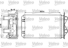 VALEO 812013 — Радиатор печки